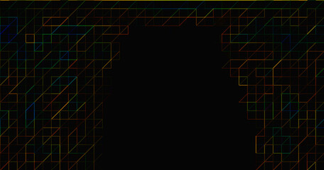 Abstract orange background with light effect