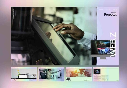 Modern Website Project Presentation Layouts