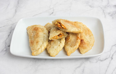Cireng filled with spicy chicken, a delicious Bandung specialty