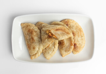 Cireng filled with spicy chicken, a delicious Bandung specialty