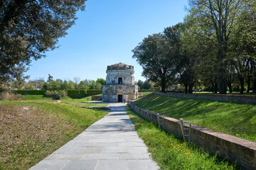 Mausoleum of Teodorico in the city of Ravenna