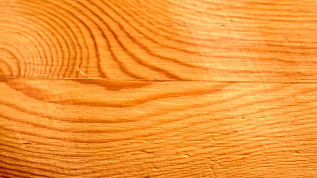 Pattern The texture of the cut of the veins of the varnished wood in motion