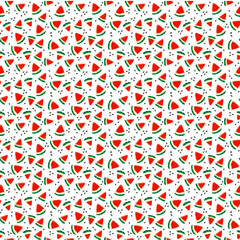 pattern of pieces of watermelon