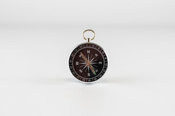compass on white background