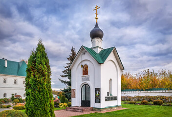 Fototapeta na wymiar St. George's Chapel, Spaso-Preobrazhensky Monastery, Murom