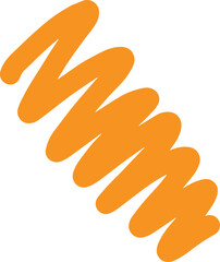 Hand Drawn Doodle Lines and Shapes isolated on white background. Hand drawn curved brush strokes and dots collection. Creative abstract elements