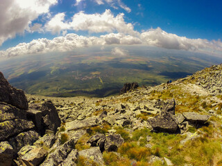 Aerial View near Slavkovsky Stit in High Tatra Mountains