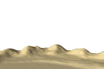 abstract desert picture for titles 3d rendering