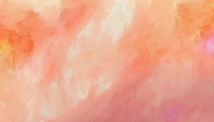 Fototapeta premium Abstract watercolor background. Orange and white watercolor wallpaper. Generative AI art.