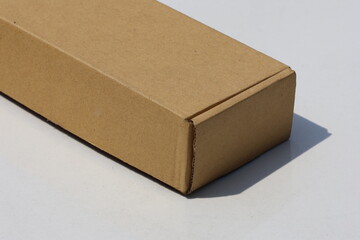 cardboard box isolated on white