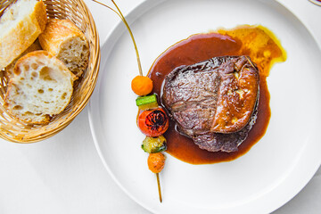 Tournedos Rossini Steak with foie gras