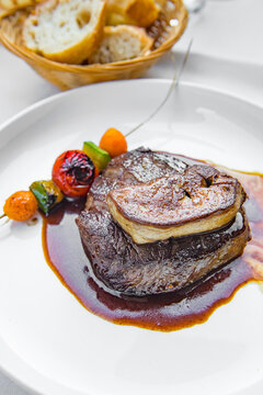 Tournedos Rossini Steak with foie gras