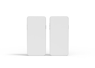 Modern concept smart phone screen mockup