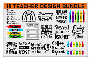 15 Teacher design bundle 