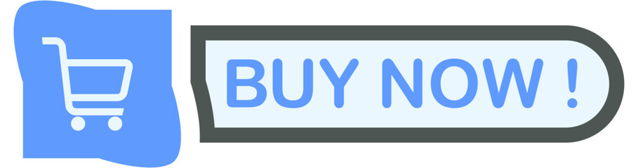 Obraz premium Basic Shape Buy Now Button Label Name Tag 