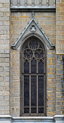 Obraz premium Window on Cathedral of Saint Peter of Alcantara in Petropolis, Rio de Janeiro, Brazil