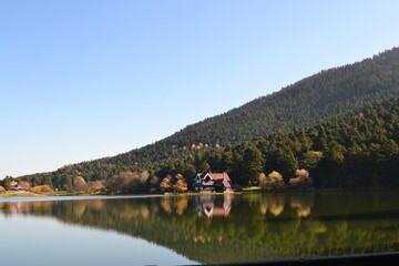 Fototapeta premium Turkey in Bolu Lake House
