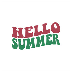 Hello summer SVG