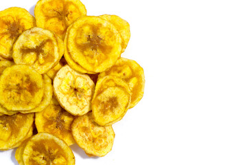Banana stuffed with tamarind. Fruit snack