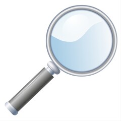 Magnifying Glass - Discovery, research, search, analysis concept. 