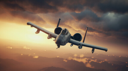 Fototapeta na wymiar A-10 Warthog