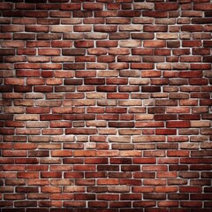 Rustic Brick Wall Texture, Aged Brickwork, Generative AI