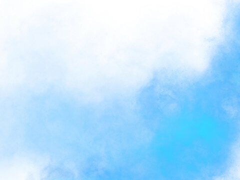 Bright blue mist on a transparent background, used for various graphic elements or photo editing. © Thida
