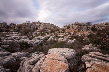 Torcal de Antequera, probably the most spectacular karst landscape in Europe. (Malaga, Spain)