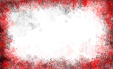 industrial paint frame in red and black