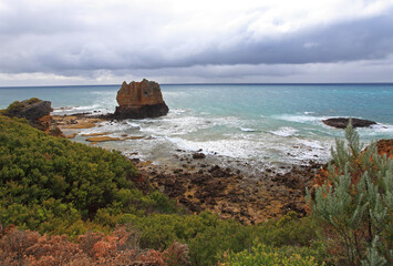 Aireys Inlet - popular holiday destination in Great Ocean Road, Australia