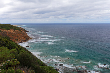 View from Cape Otway Lighthouse, Great Ocean Road, Australia