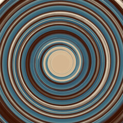 Wirbel in blau, braun und beige.