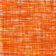 Orangefarbener Hintergrund mit Stoffstruktur.