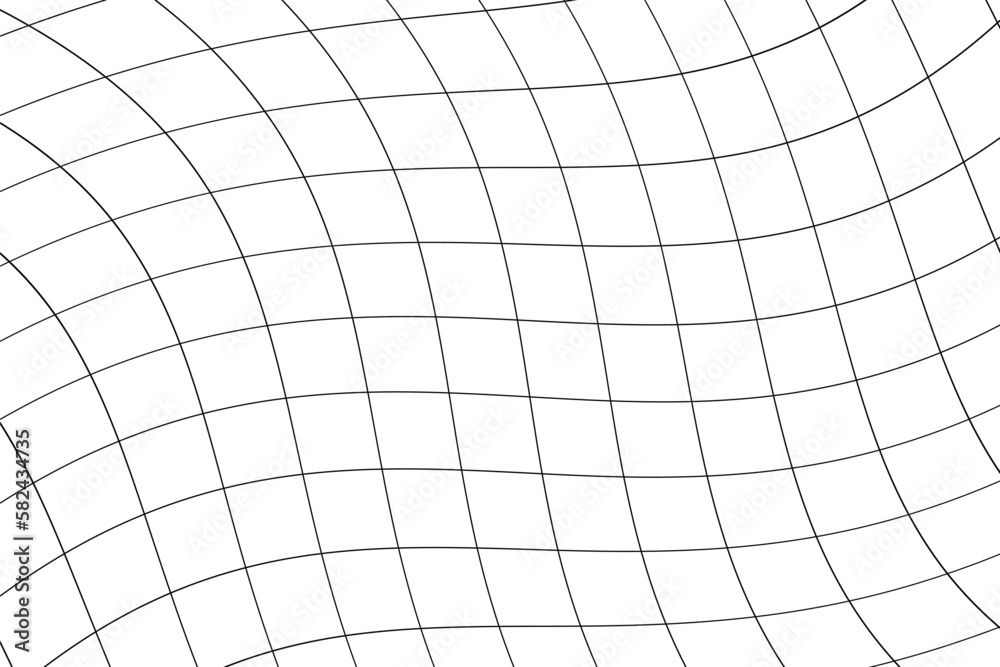 Poster black fence style line pattern design for banner, poster.