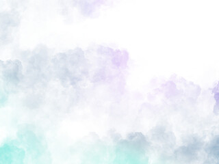 Fototapeta premium Pastel smoke on a transparent background, used for various graphic elements.