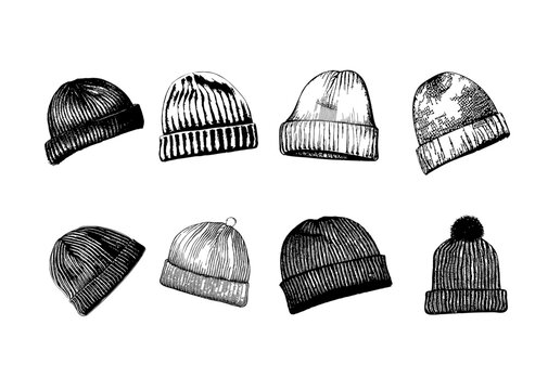 Beanie, Transparent Beanie Vector, Beanie Drawing, Beanie Artwork
