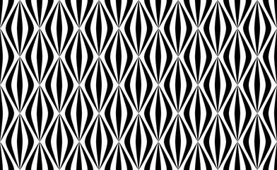 Dekoratives nahtloses Muster in schwarz und wei&szlig;.