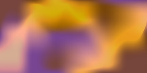 Contrast gradient. Vector. Orange, brown and purple color. Suitable as a template for social networks, banners, business cards.