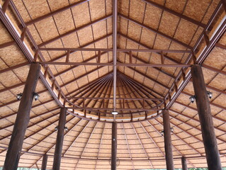 Steel structure for roofing vintage style. 