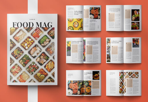 Creative Food Magazine Layout
