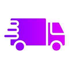 delivery gradient icon