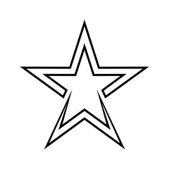 Obraz premium Star icon vector. Sparkles star illustration sign. Star symbol or logo.