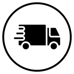 delivery glyph icon