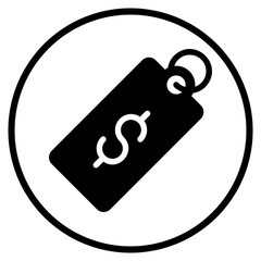 price tag glyph icon