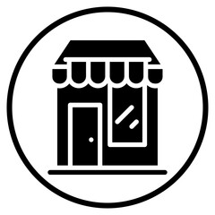 marketplace glyph icon