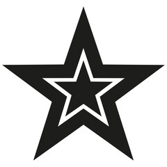 Fototapeta premium Star icon vector. Sparkles star illustration sign. Star symbol or logo.
