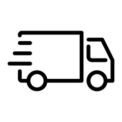 delivery line icon