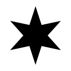 Star icon vector. Sparkles star illustration sign. Star symbol or logo.