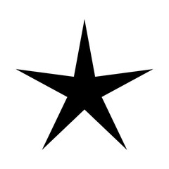 Star icon vector. Sparkles star illustration sign. Star symbol or logo.