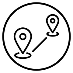 location line icon